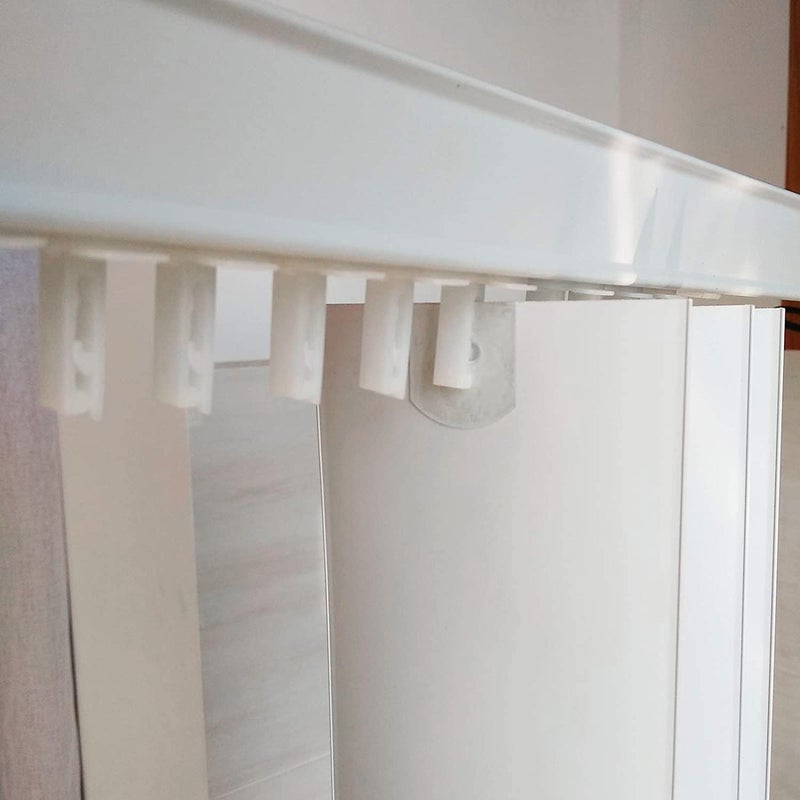 AXLIZER 10PCS Vertical Blind Repair Carrier Repair Bracket Vertical Blinds Repair Kit Blinds Replacement Parts, White - Image 3